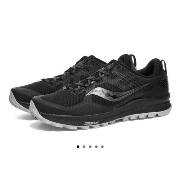 Saucony Men's Size 13 All Black Xodus 10 Trail Running Shoes  NEW $190 Sold Out - Picture 1 of 11